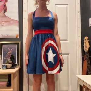 Her Universe Marvel Captain America Halter Dress